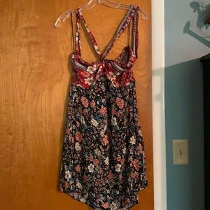 SHEIN floral halter dress - size 0X